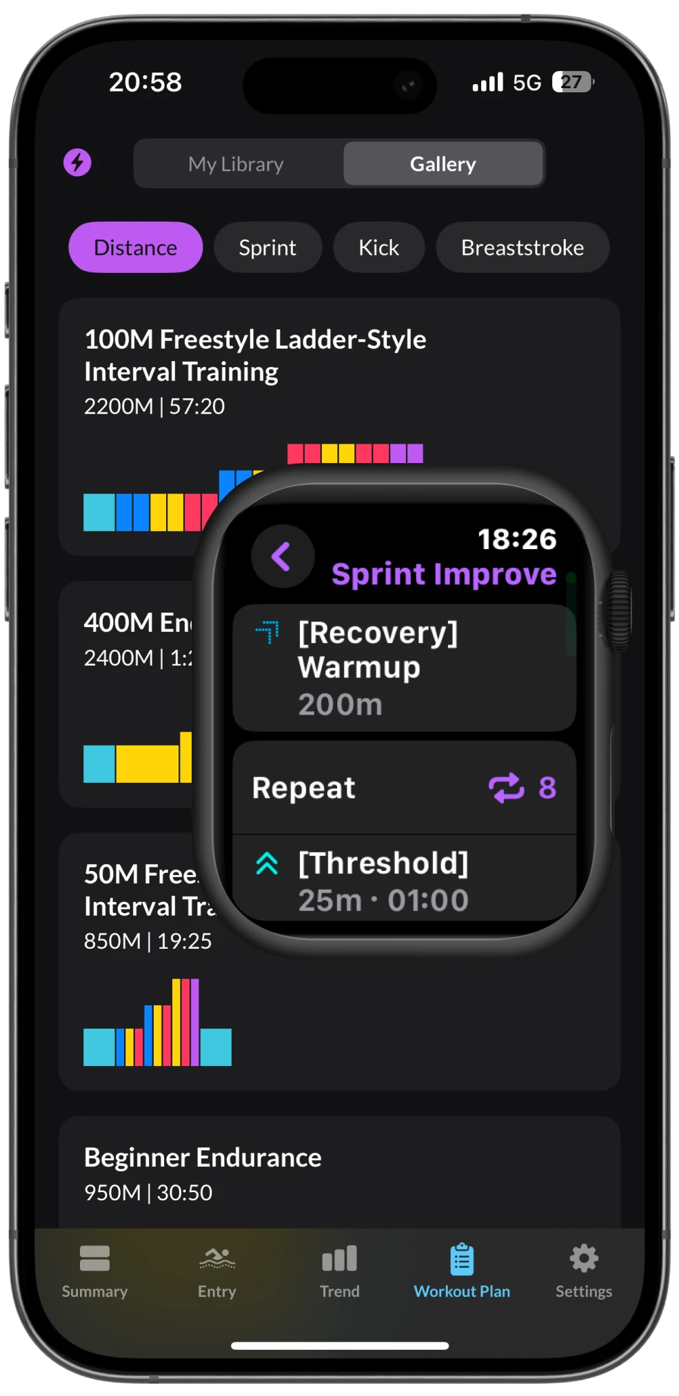 SwimNow — Custom Workouts . Build Your Custom Structured Swimming Plan and Import to Apple Watch.